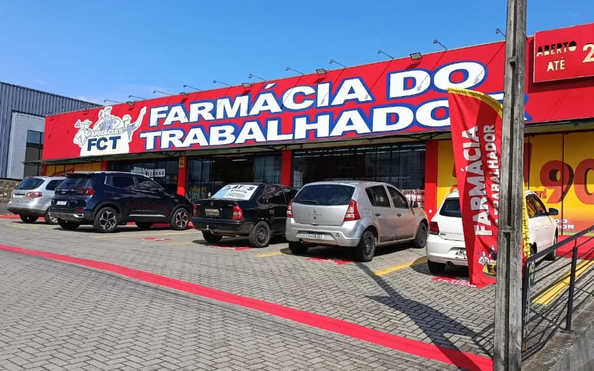 Fachada da unidade Vila Floresta, em Criciúma