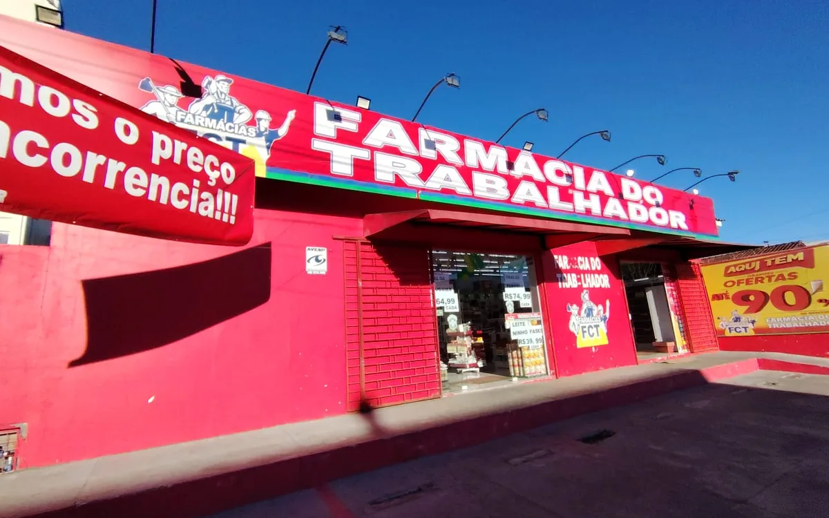 Fachada da unidade Guarujá, em Lages