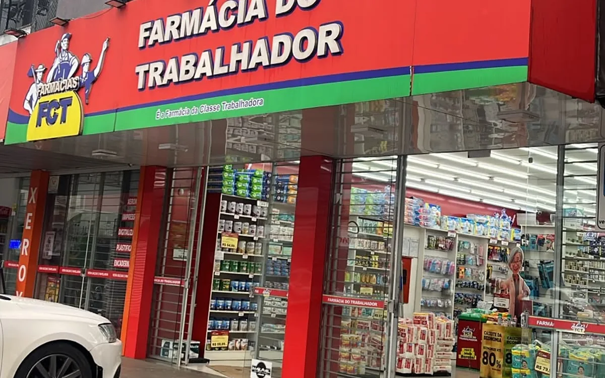 Fachada da unidade São Cristóvão, em Chapecó