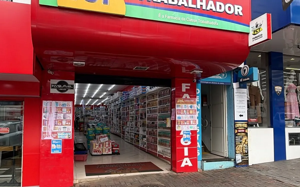 Fachada da unidade Getúlio Vargas, 246, em Chapecó