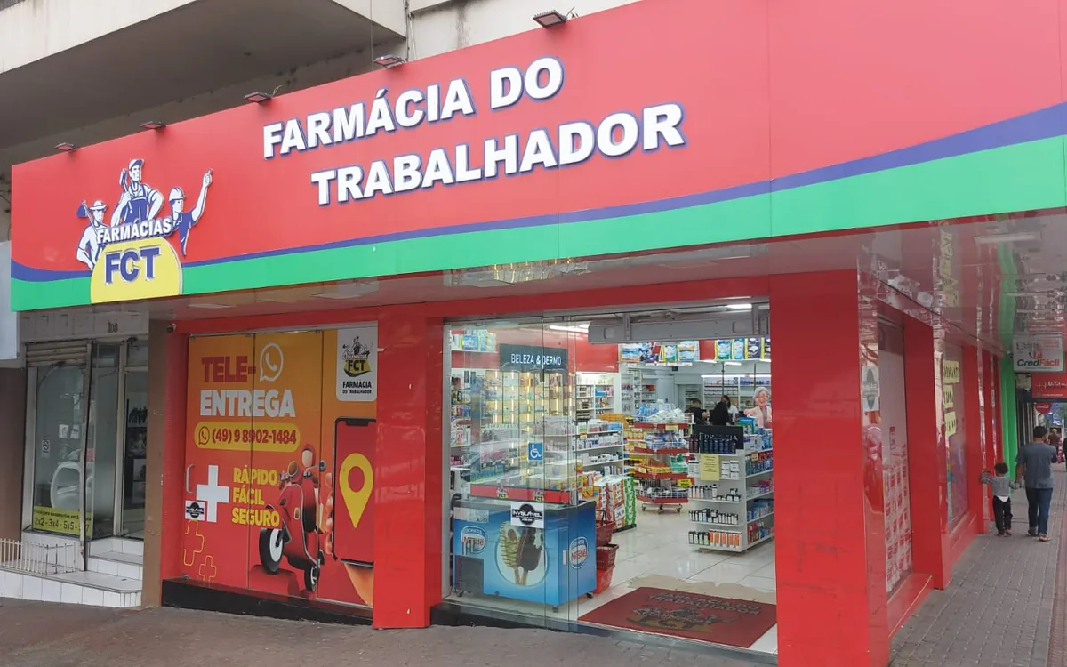 Fachada da unidade Getúlio Vargas, 108, em Chapecó