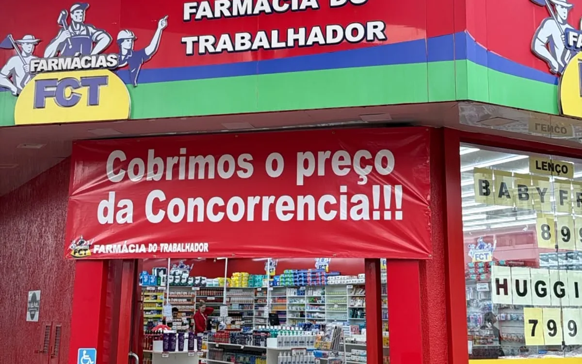 Fachada da unidade Getúlio Vargas, 665, em Chapecó