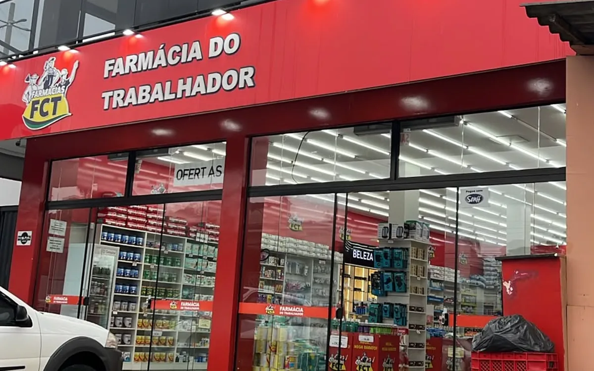 Fachada da unidade Passos dos Fortes, em Chapecó