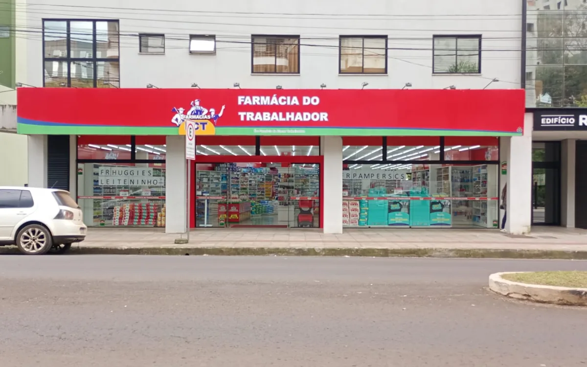 Fachada da unidade 29 de Julho, em Concórdia