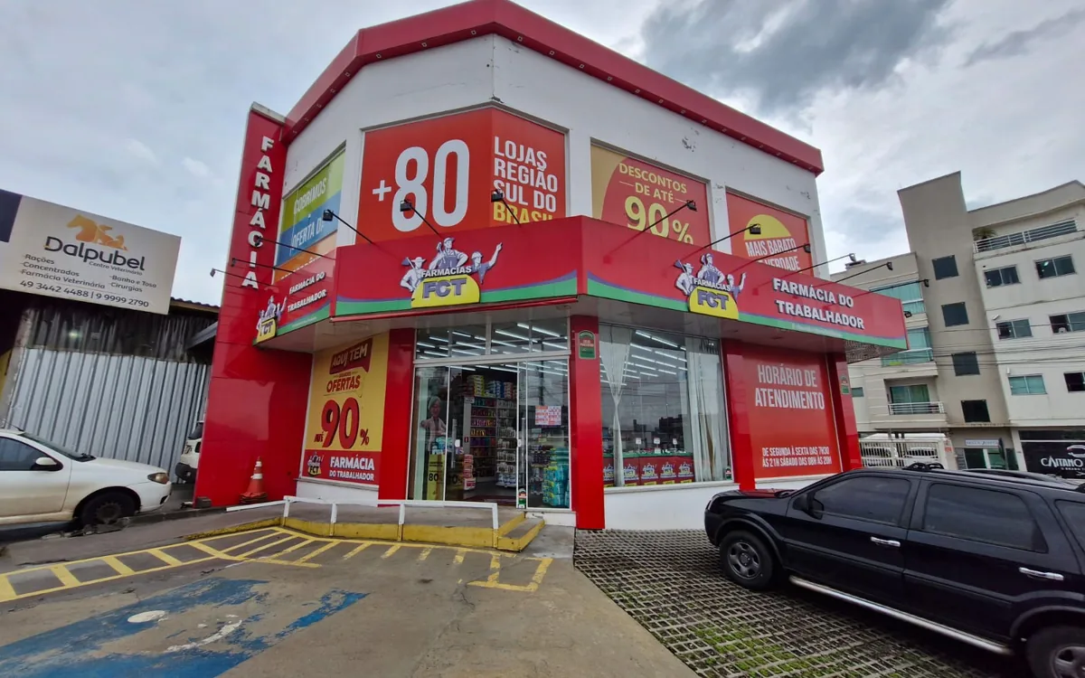 Fachada da unidade Santa Cruz, em Concórdia